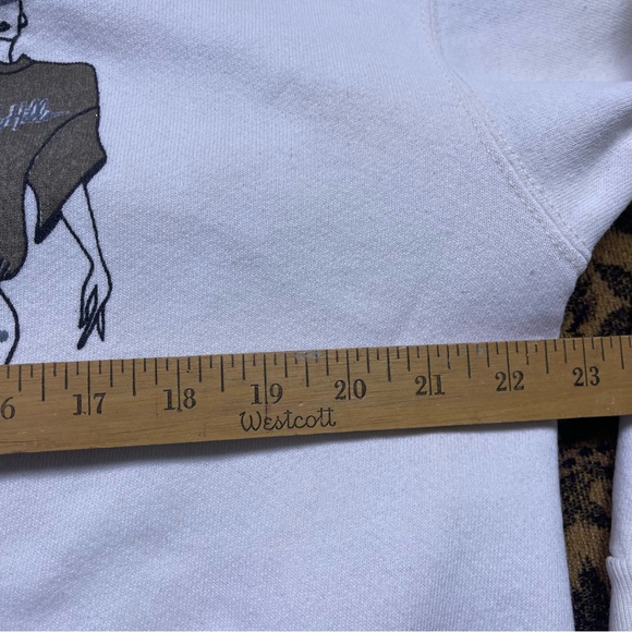 Vtg‎ 90s California Style Beverly Hills Art Sparkle Sweatshirt Mens Size M - Picture 4 of 7